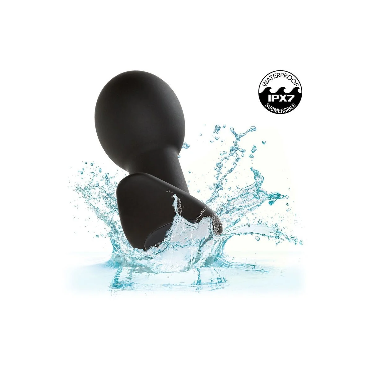 Rock Bottom Anal Plug 10 Vibrationen Silikon Schwarz von Calexotics kaufen | Fesselliebe