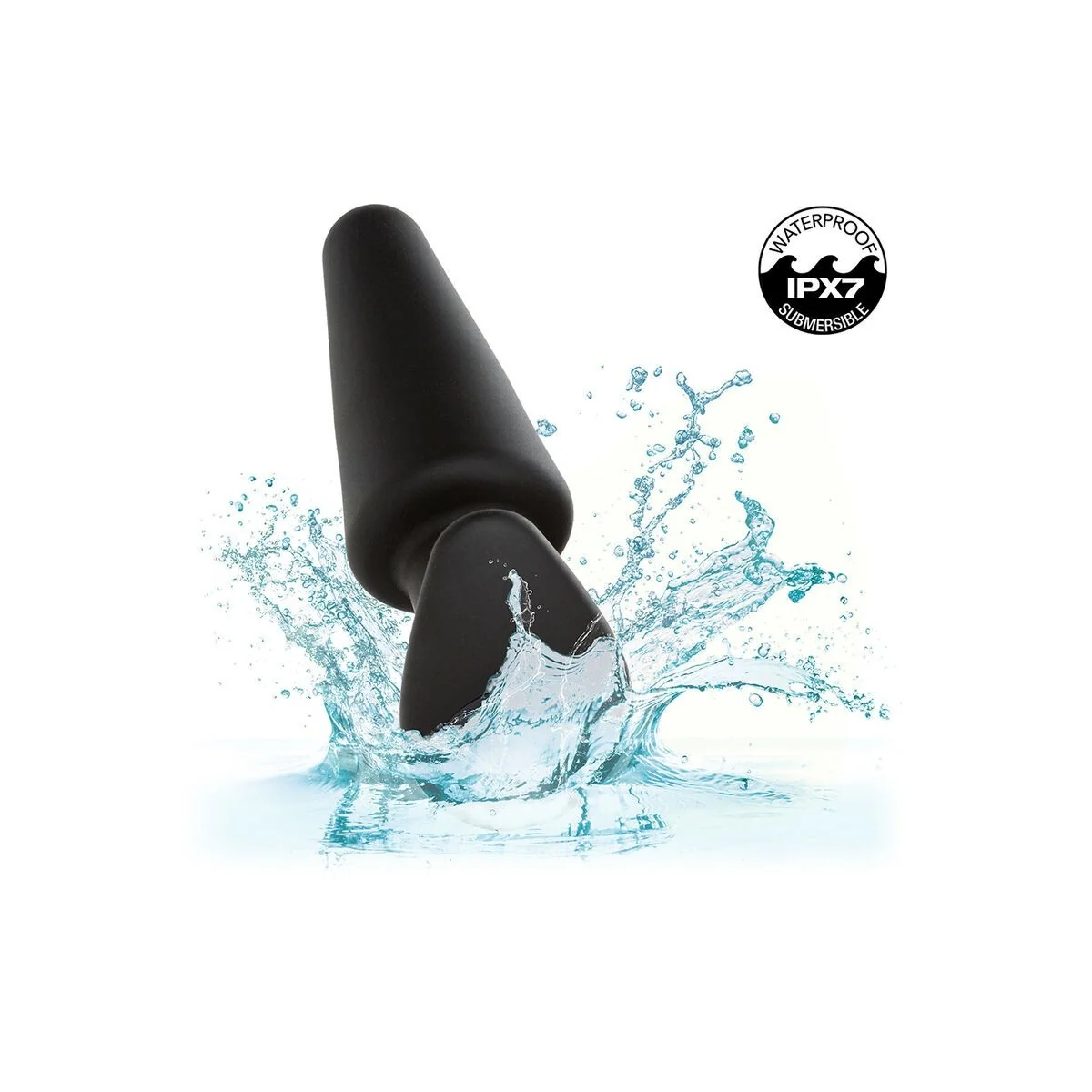 Rock Bottom Tapered Anal Plug 10 Vibraciones Silikon Schwarz von Calexotics kaufen | Fesselliebe