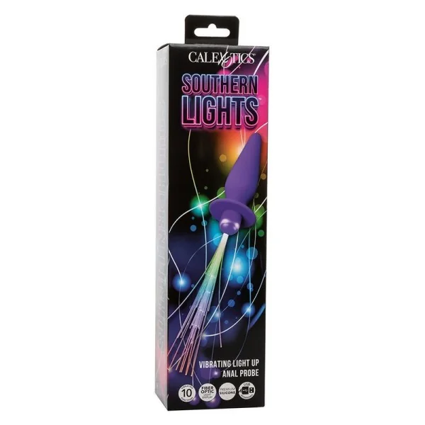 Southern Lights Light Up Leuchtende Analstecker 10 Vibrationen Silikon Lila von Calexotics kaufen | Fesselliebe