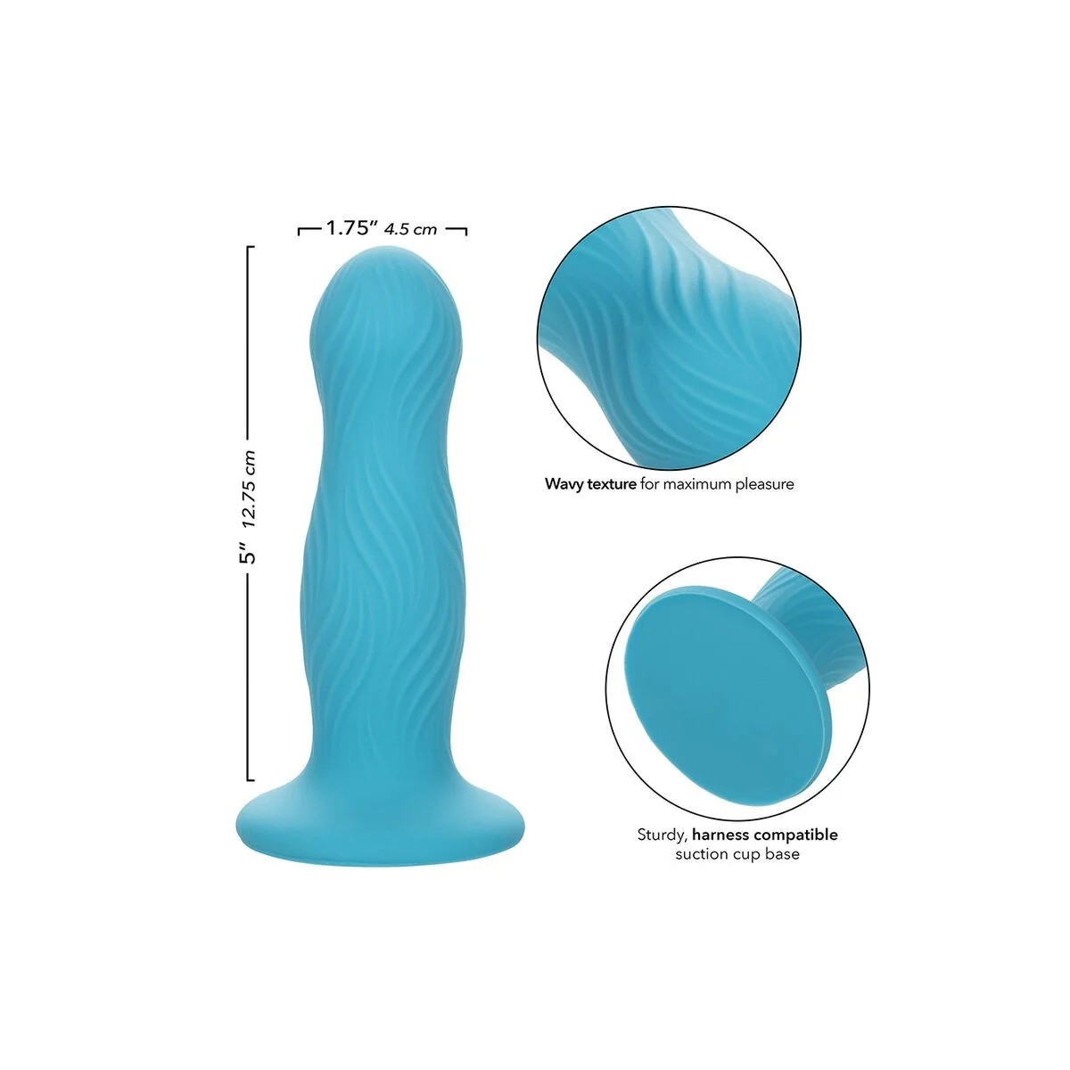 Wave Rider Swell Anal Plug Blau von Calexotics kaufen | Fesselliebe