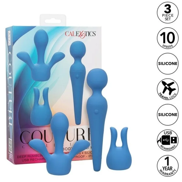 Couture Kit Vibratorstab 10 Vibrationen Blau von Calexotics kaufen | Fesselliebe