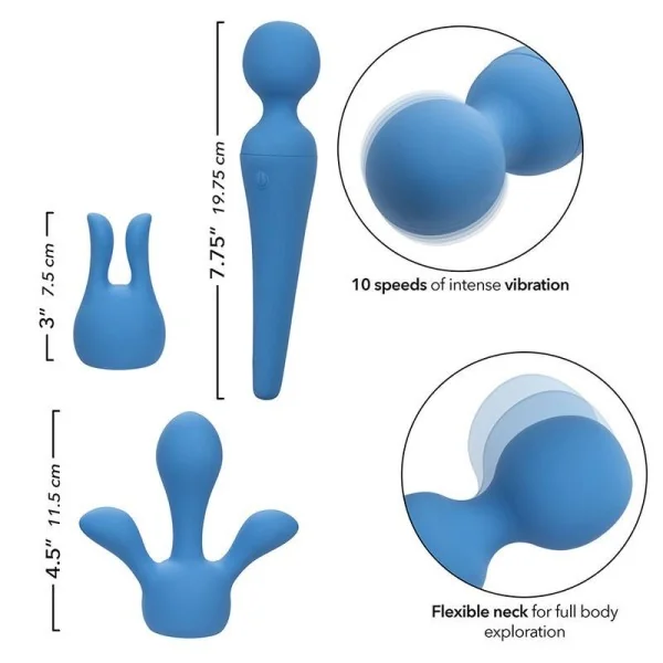 Couture Kit Vibratorstab 10 Vibrationen Blau von Calexotics kaufen | Fesselliebe