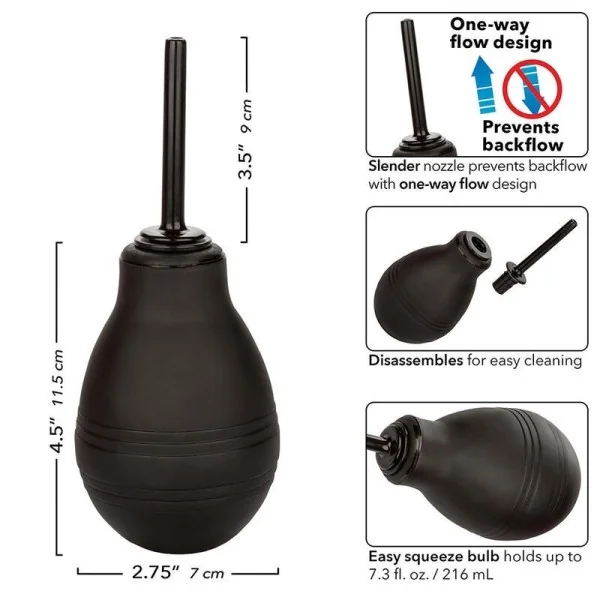 One Way Analdusche Schwarz von Calexotics kaufen | Fesselliebe