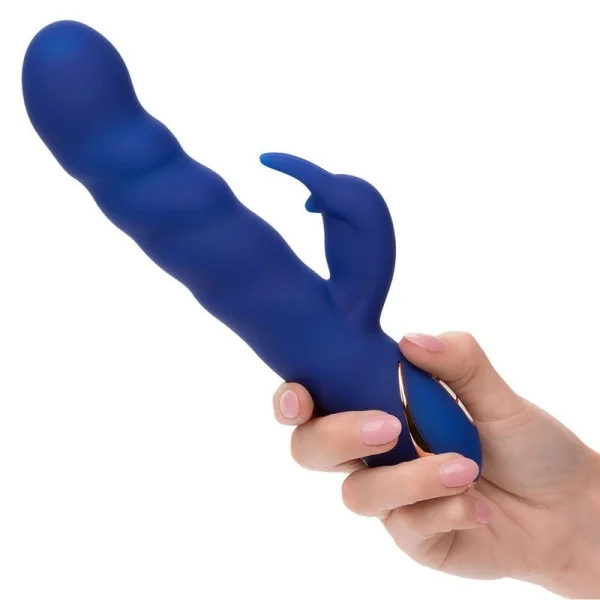 Jack Rabbit Vibrator Wellenbewegung Blau von Calexotics kaufen | Fesselliebe