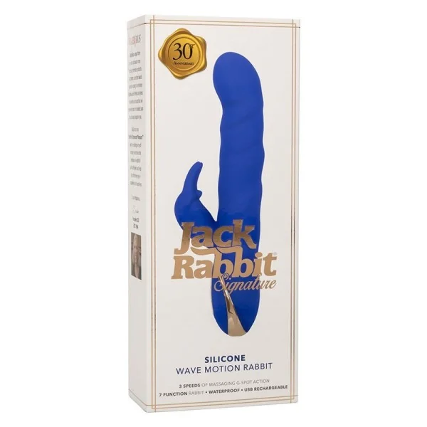 Jack Rabbit Vibrator Wellenbewegung Blau von Calexotics kaufen | Fesselliebe