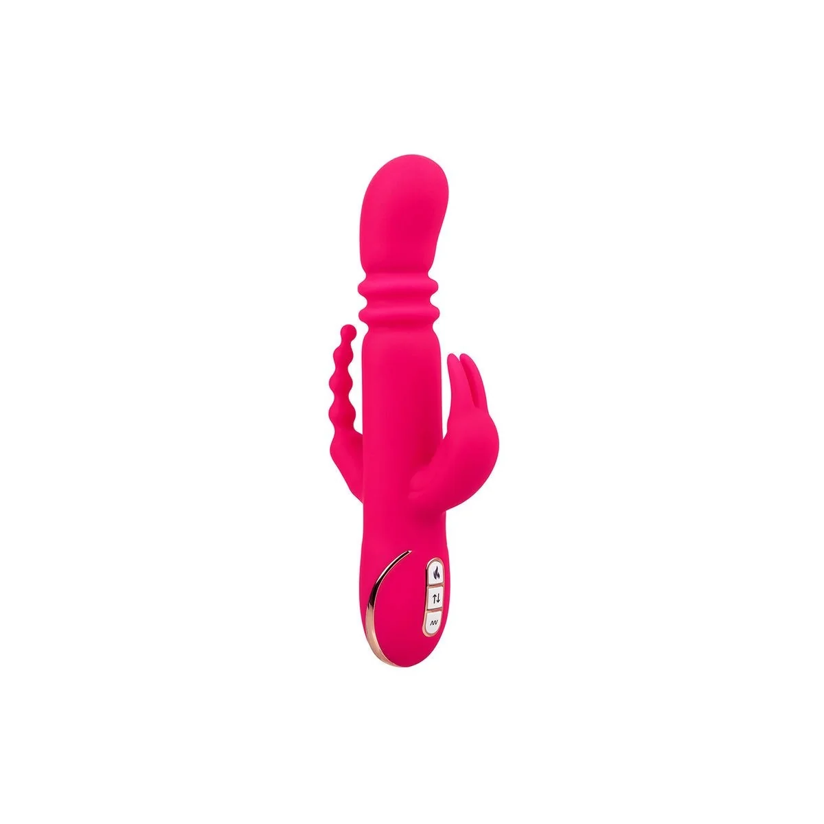Jack Fantasy Dreifach Beheizter Vibrator Rabbit Rosa von Calexotics kaufen | Fesselliebe
