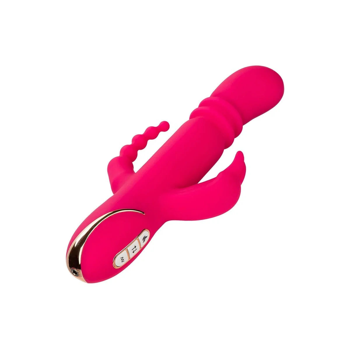 Jack Fantasy Dreifach Beheizter Vibrator Rabbit Rosa von Calexotics kaufen | Fesselliebe