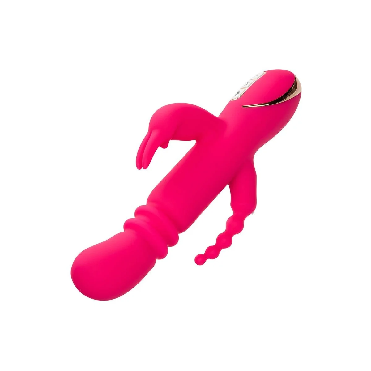 Jack Fantasy Dreifach Beheizter Vibrator Rabbit Rosa von Calexotics kaufen | Fesselliebe