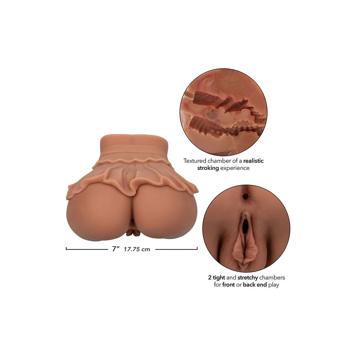 The Homecoming Queen Doppelt realistischer Masturbator Karamell von Calexotics kaufen | Fesselliebe