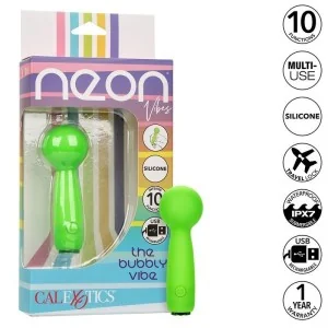 Neon Vibes The Bubbly Vibe Mini-Massager 10 Vibrationen Grün von Calexotics kaufen | Fesselliebe