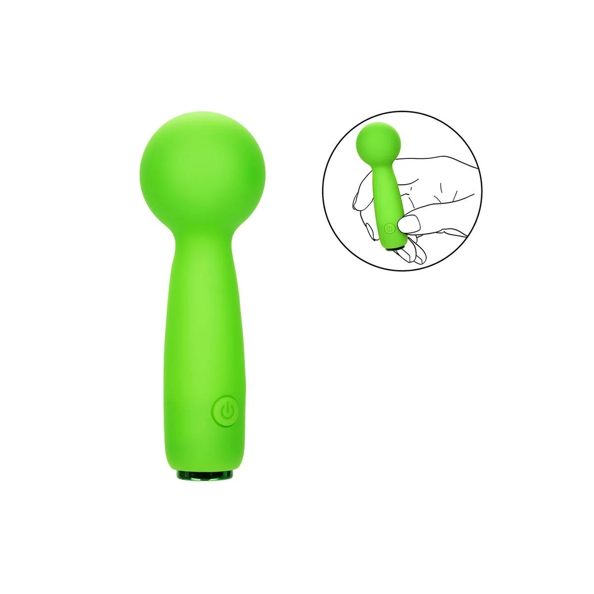 Neon Vibes The Bubbly Vibe Mini-Massager 10 Vibrationen Grün von Calexotics kaufen | Fesselliebe