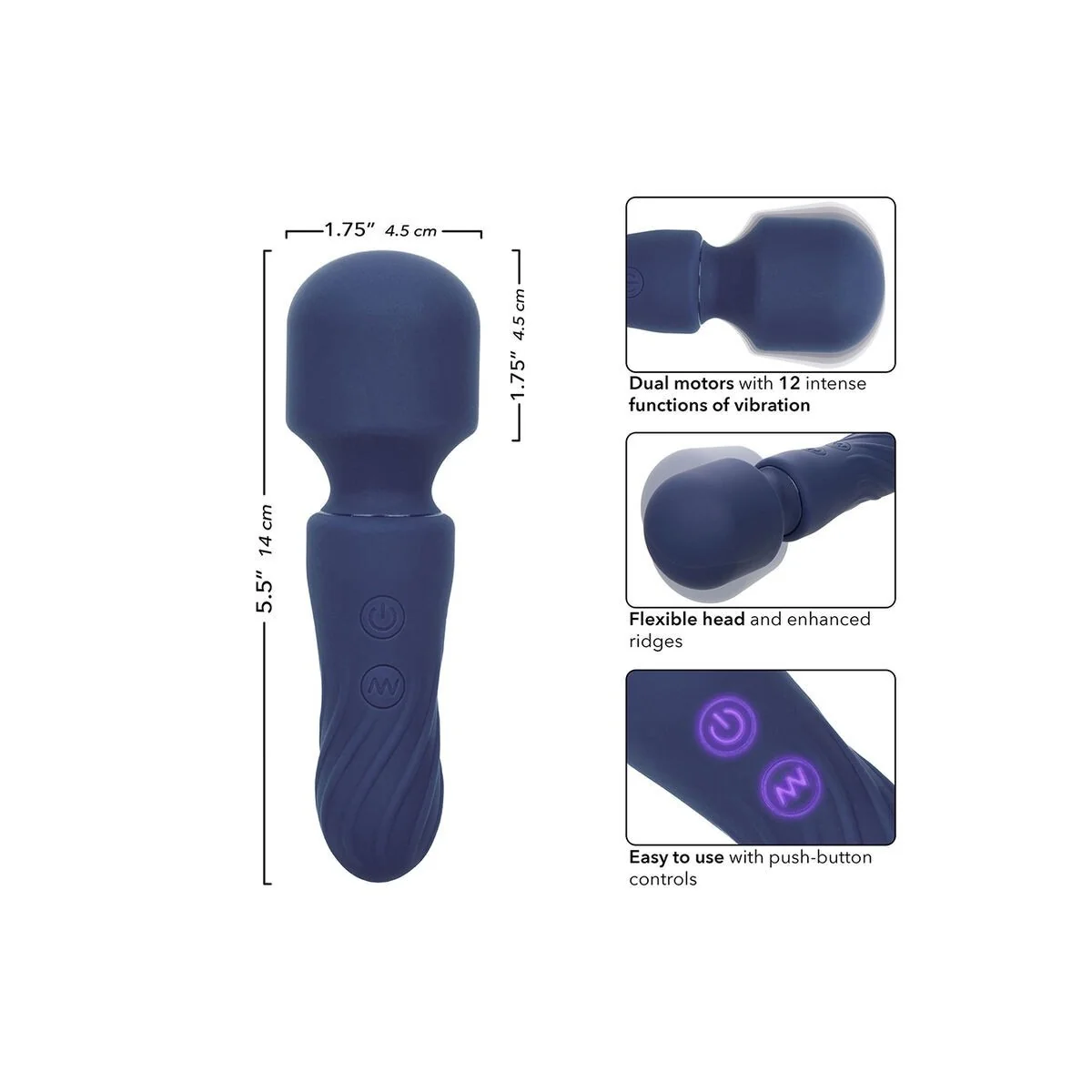 Charisma Charm Massager 12 Funktionen Lila von Calexotics kaufen | Fesselliebe