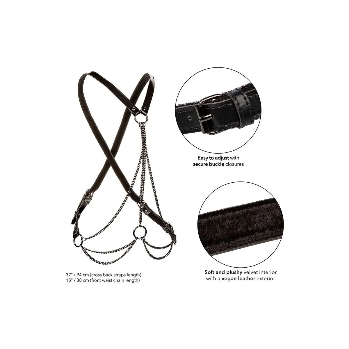 Euphoria Multichain Harness Premium von Calexotics kaufen | Fesselliebe