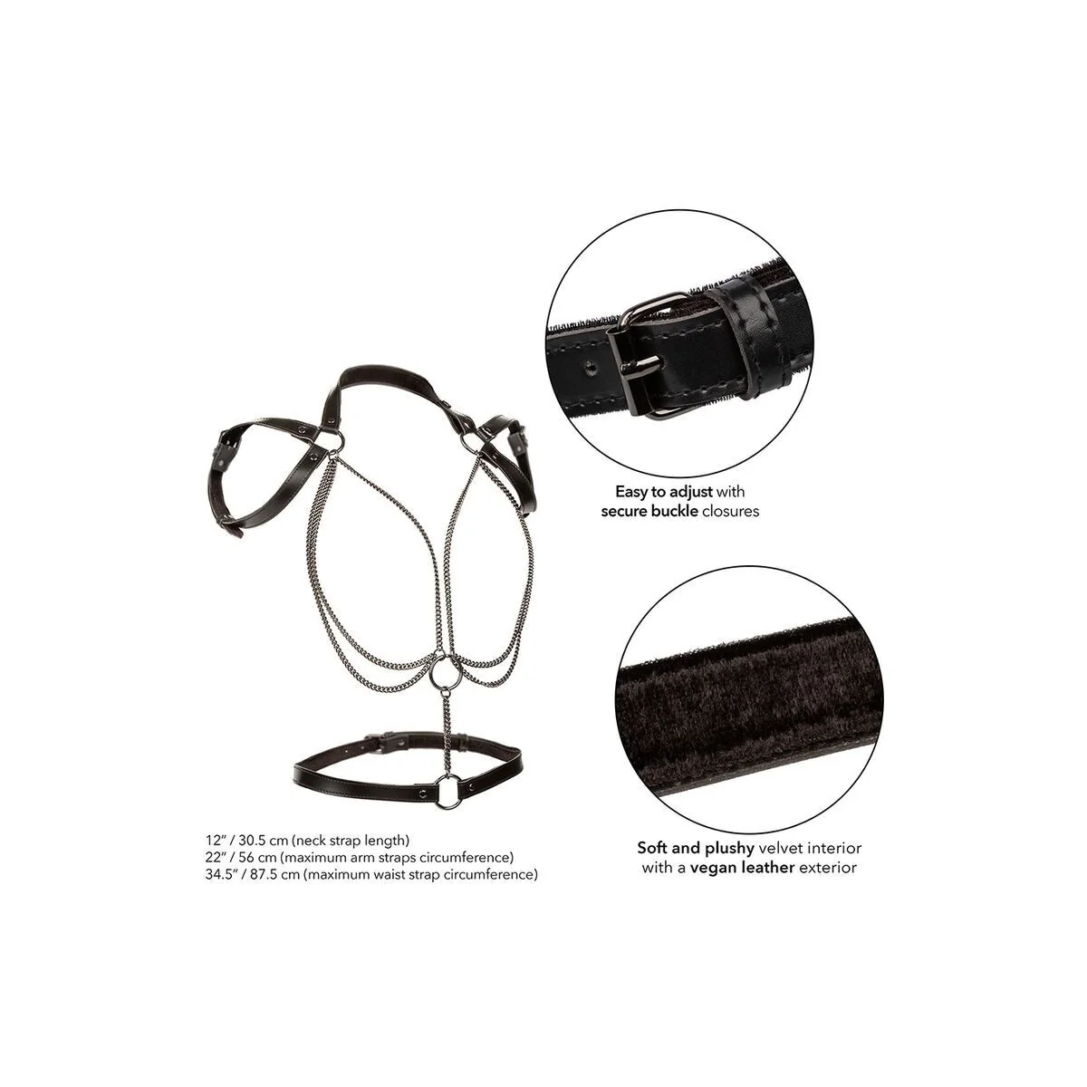 Euphoria Multichain Halter Harness Premium von Calexotics kaufen | Fesselliebe