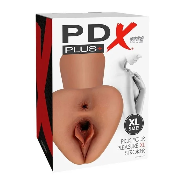 Pick Your Pleasure XL realistischer Stroker Braun von Pdx Plus+ kaufen | Fesselliebe