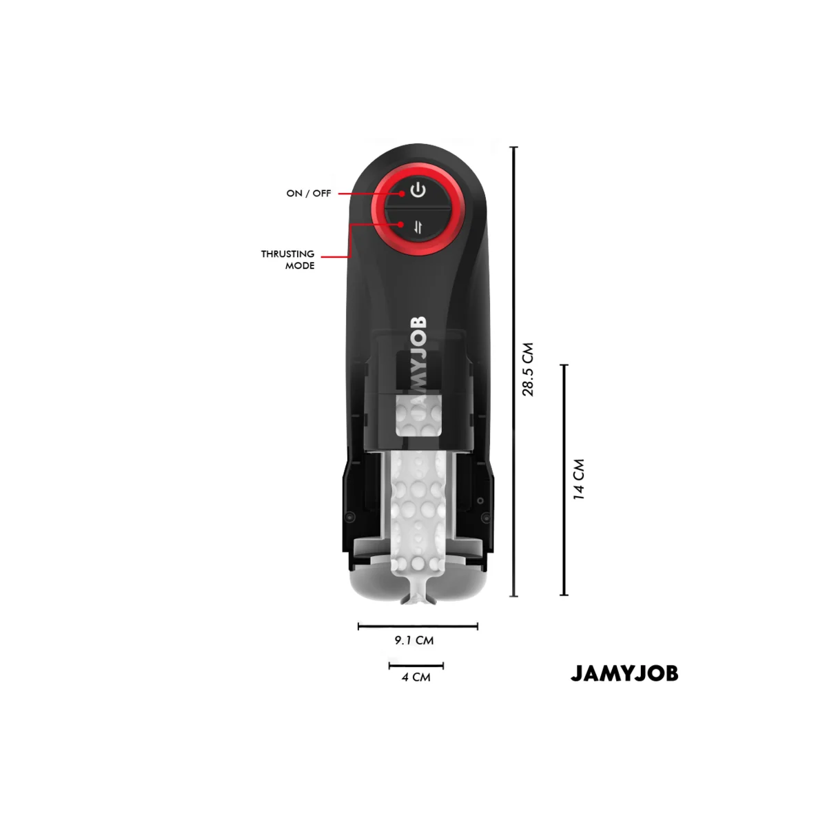 Automatischer Vagina-Masturbator mit Gravity-Funktion, 5 Saugmodi von Jamyjob kaufen | Fesselliebe