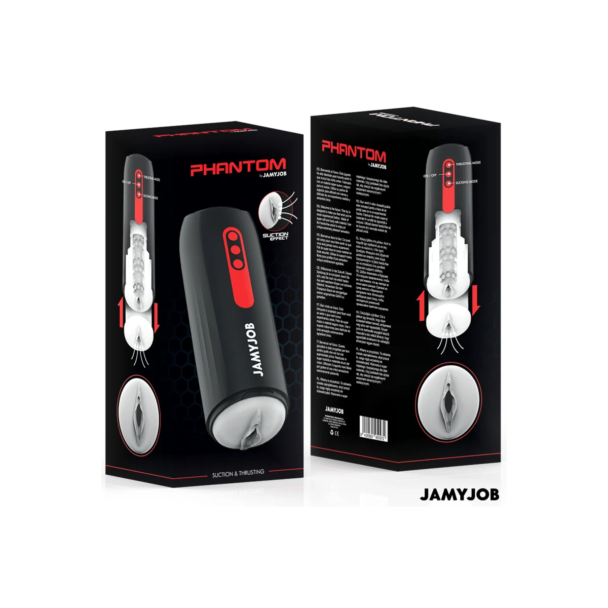 Phantom Automatischer Vagina-Masturbator 5 Saug- und Stossmodi von Jamyjob kaufen | Fesselliebe