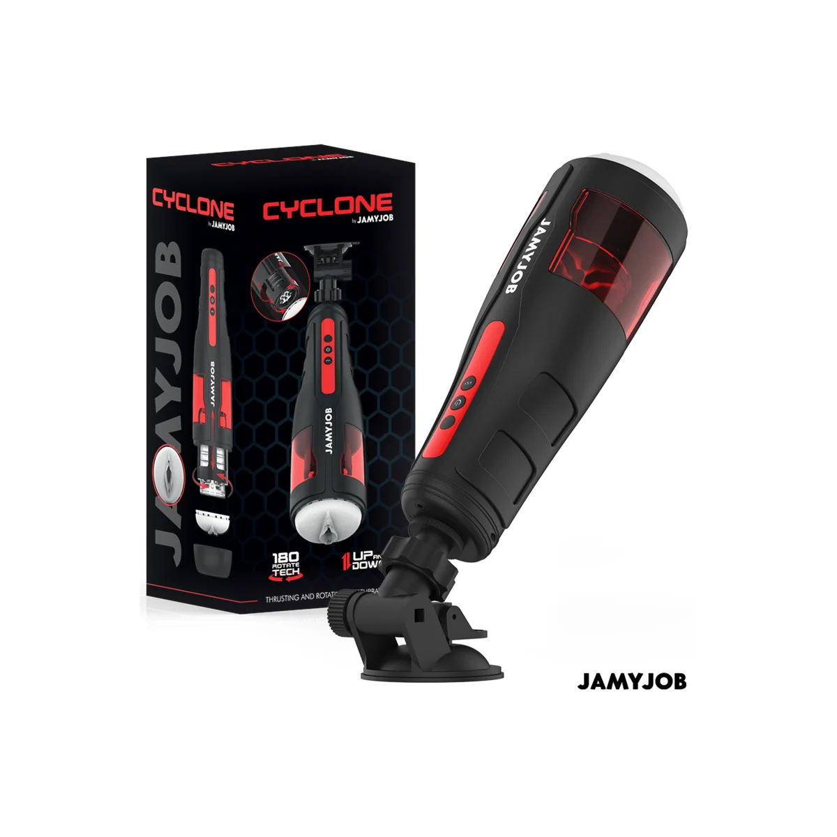 Cyclone Automatischer Vagina-Masturbator 10 Rotations- und Stossmodi von Jamyjob kaufen | Fesselliebe