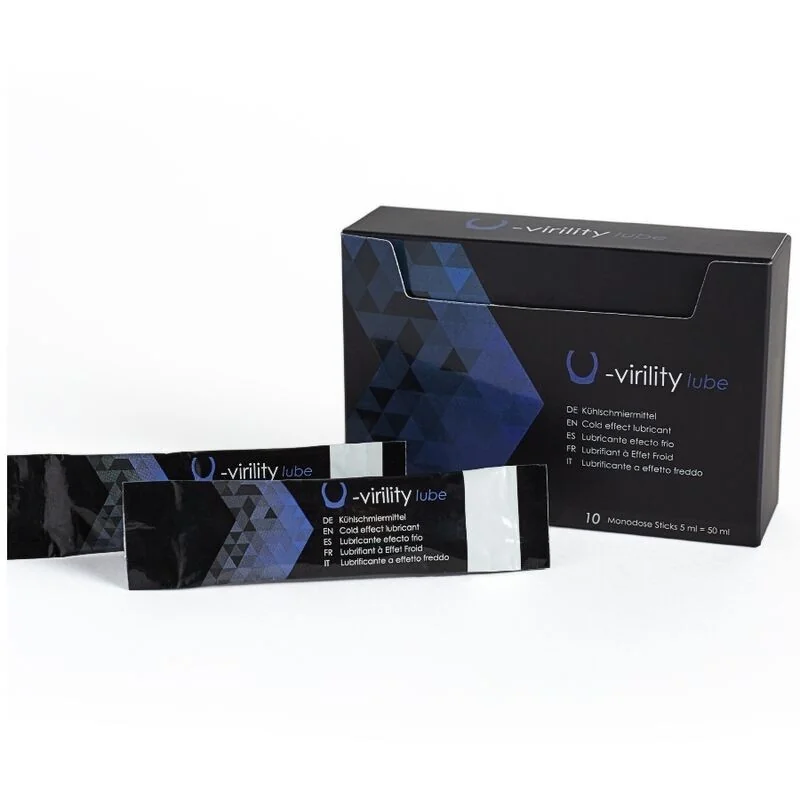 U-Virility Lube Gleitmittel mit Kälteffekt 10 X 5 ml von 500Cosmetics kaufen | Fesselliebe