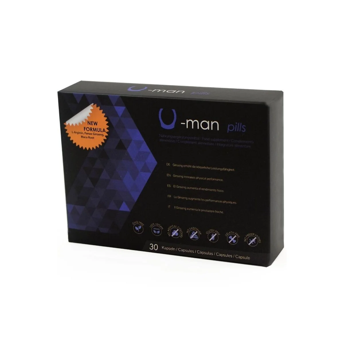 U-Man Verbessert Penisgrösse und Sexuelle Kraft - 30 Kapseln von 500Cosmetics kaufen | Fesselliebe