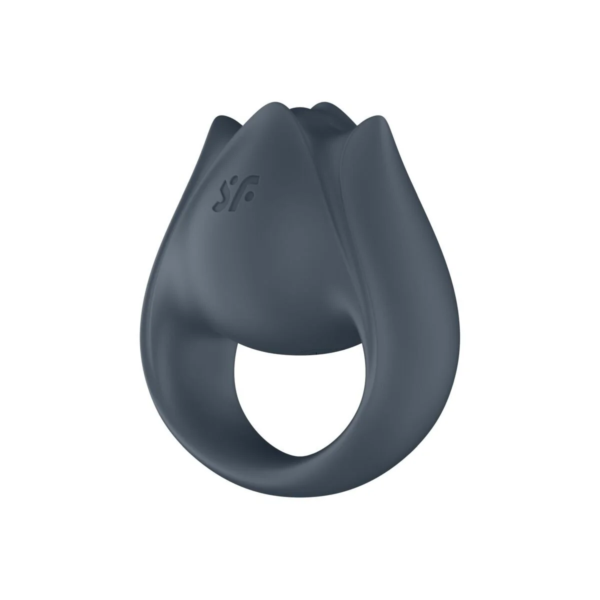 Perfect Pair 2 Multivibrator 2 in 1 Penisring und Fingerstimulator Grau von Satisfyer Partner kaufen | Fesselliebe