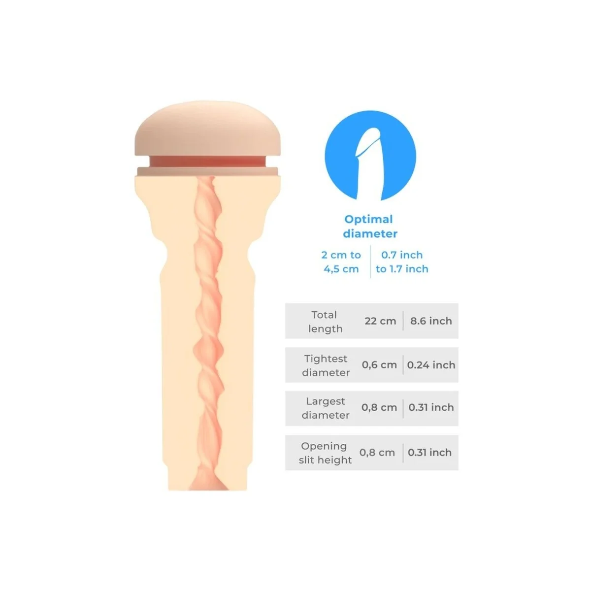 FÜHLEN SIE STROKER, EXTRA ENGES PO-FLEISCH VON KIIROO