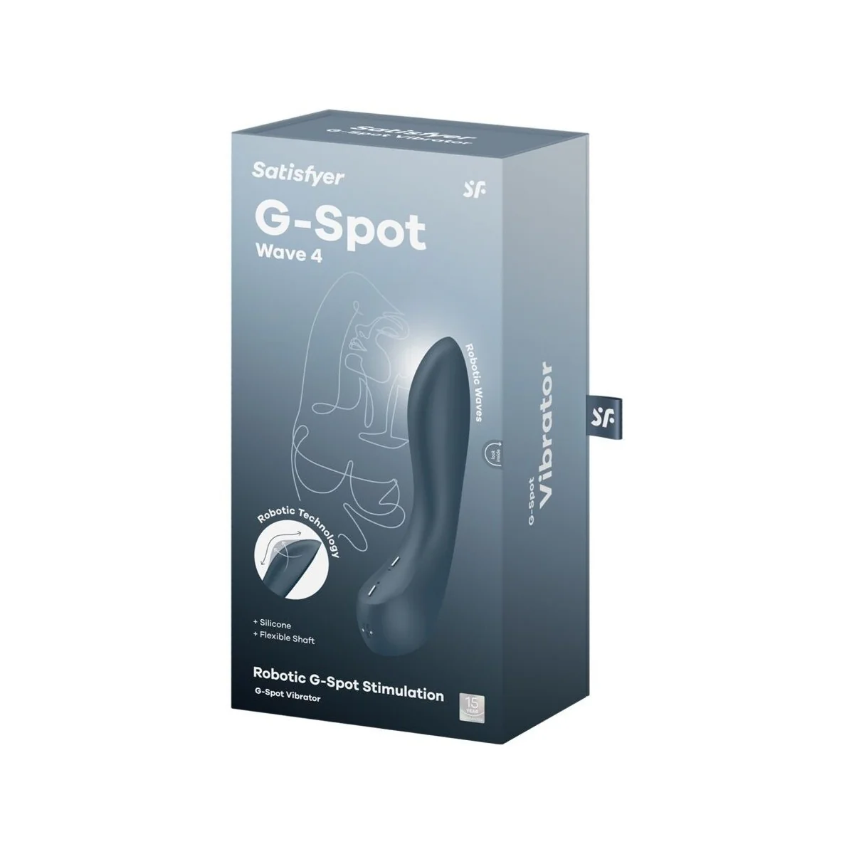 G-Spot Wave 4 12 Vibrationsprogramm Vibrator Dunkelgrau von Satisfyer Vibrator kaufen | Fesselliebe