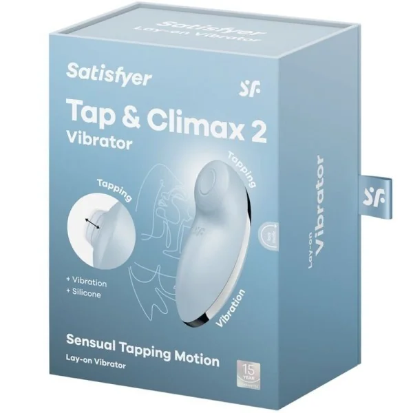 Tap & Climax 2 Vibrator & Stimulator Blau von Satisfyer Vibrator kaufen | Fesselliebe