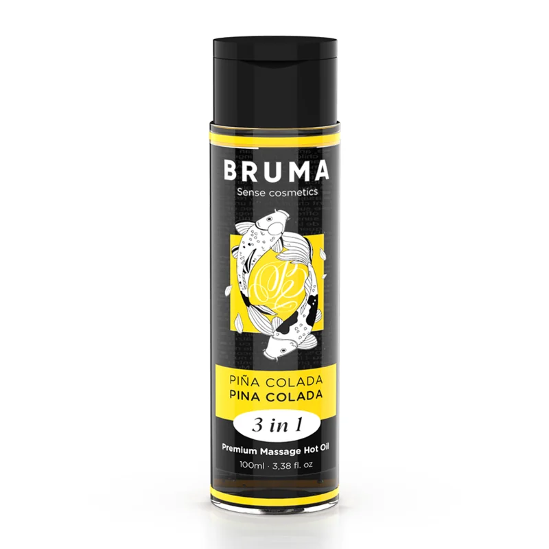 Premium-Massageöl mit Wärmeeffekt, Pina Colada-Geschmack 3 in 1 - 100 ml von Bruma kaufen | Fesselliebe