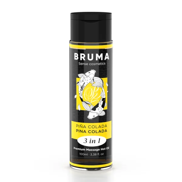 Premium-Massageöl mit Wärmeeffekt, Pina Colada-Geschmack 3 in 1 - 100 ml von Bruma kaufen | Fesselliebe