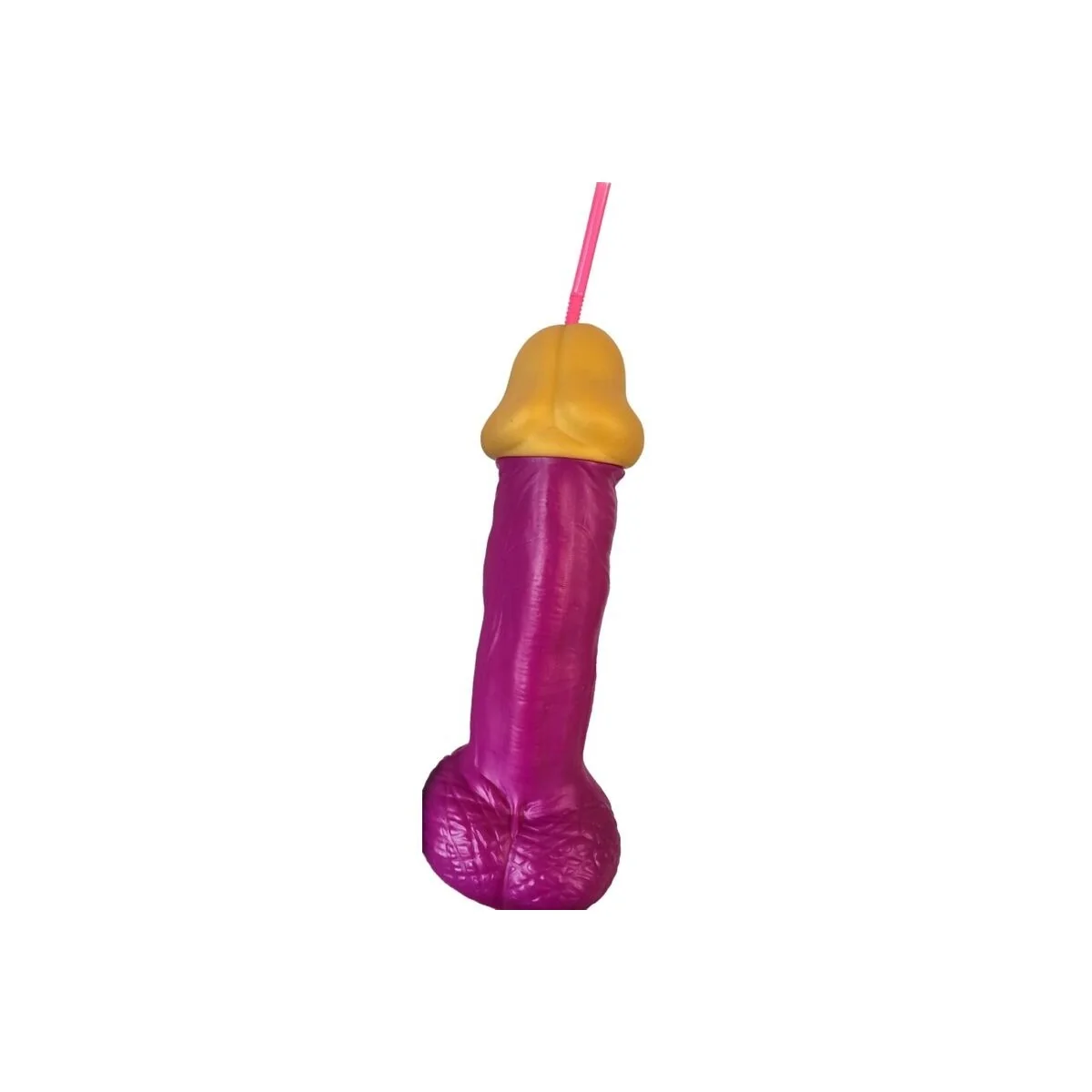 Pink Kunststoff-Penis aus Glas von Diablo Picante kaufen | Fesselliebe