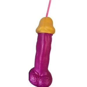 Pink Kunststoff-Penis aus Glas von Diablo Picante kaufen | Fesselliebe