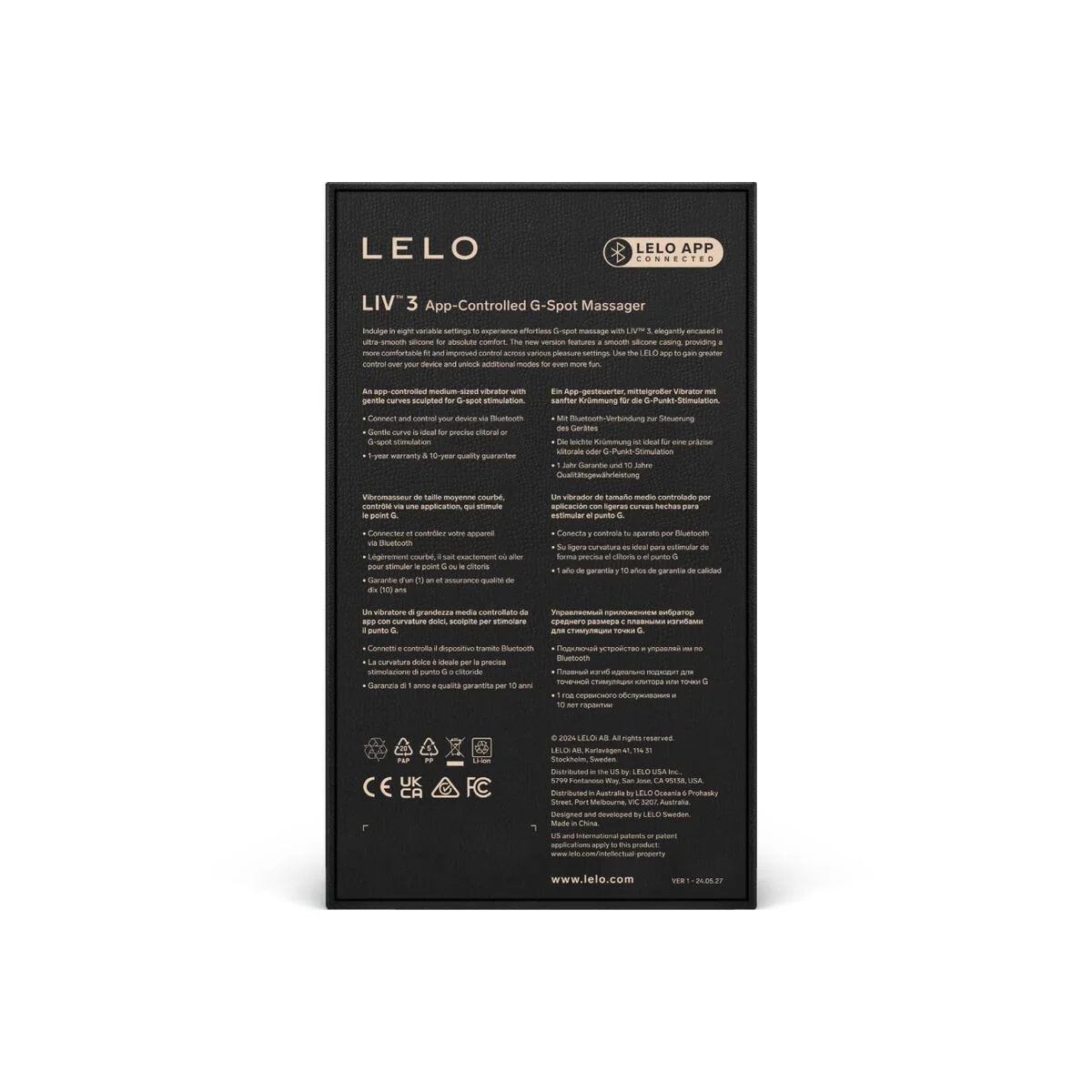 Liv™ 3 G-Spot-Stimulator Rosa von Lelo kaufen | Fesselliebe