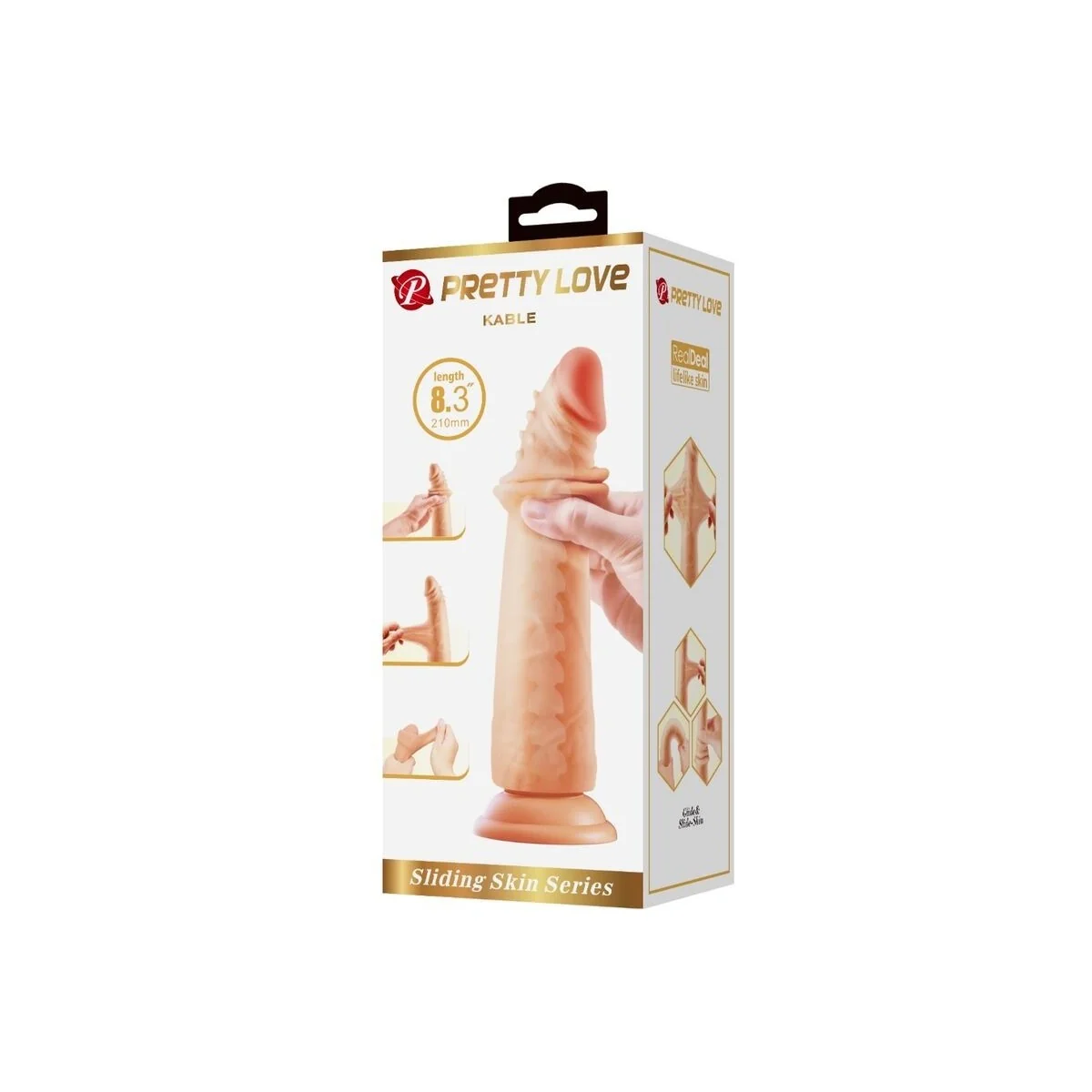 Kable Super realistischer Penis 21 cm Fleisch von Pretty Love Flirtation kaufen | Fesselliebe