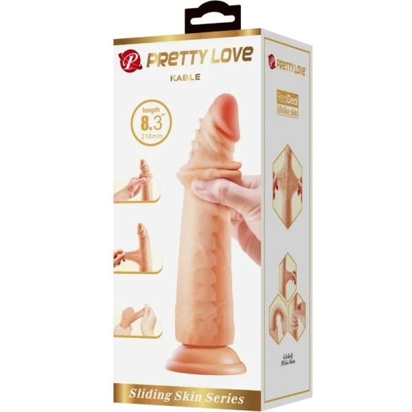 Kable Super realistischer Penis 21 cm Fleischmodell 2 von Pretty Love Flirtation kaufen | Fesselliebe
