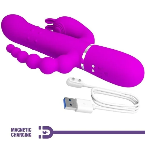 Cammy Triple Vibrator Multifunktion 4 in 1 Rosa von Pretty Love Flirtation kaufen | Fesselliebe