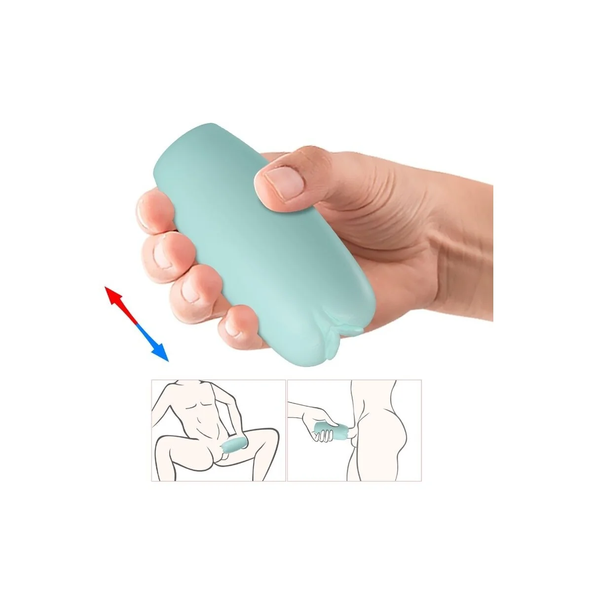 Catherine Männlicher Masturbator Grün von Pretty Love Flirtation kaufen | Fesselliebe