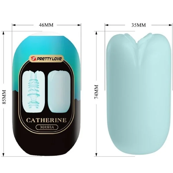Masha Männlicher Masturbator Blau von Pretty Love Flirtation kaufen | Fesselliebe