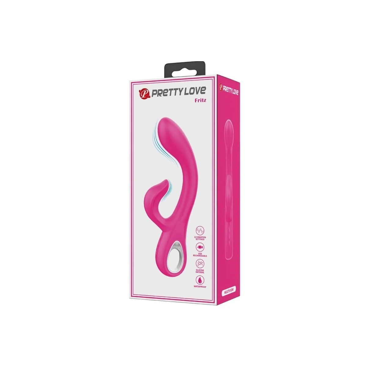 Fritz Rabbit Vibrator 12 Vibrationen Rosa von Pretty Love Flirtation kaufen | Fesselliebe
