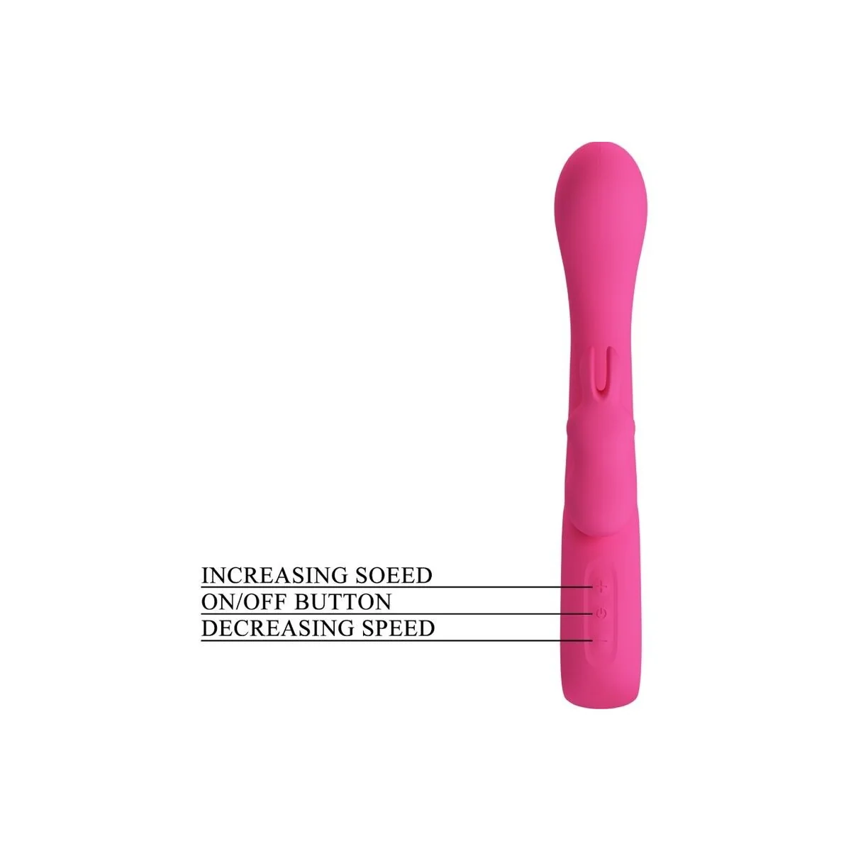 Novak Rabbit Vibrator 12 Vibrationen Rosa von Pretty Love Flirtation kaufen | Fesselliebe