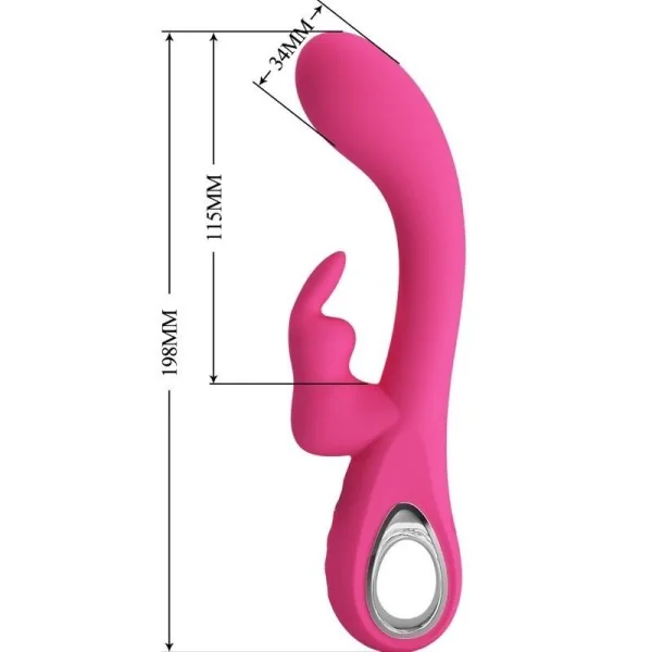 Novak Rabbit Vibrator 12 Vibrationen Rosa von Pretty Love Flirtation kaufen | Fesselliebe