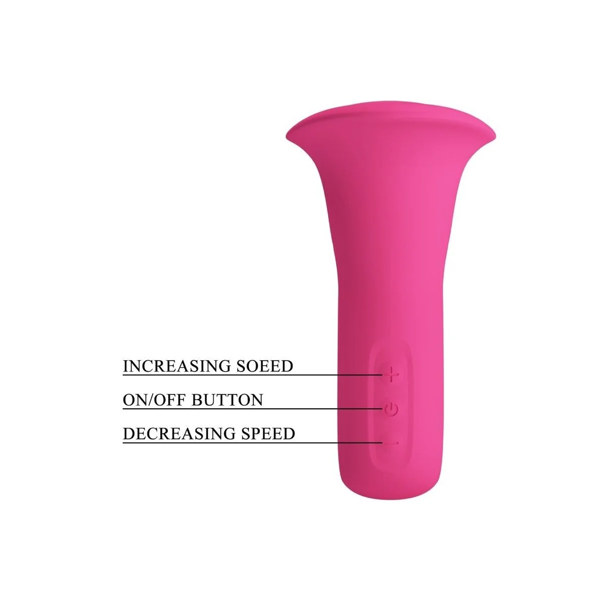 Clyde Oralvibrator Vibrierende Zunge 12 Vibrationen Rosa von Pretty Love Flirtation kaufen | Fesselliebe