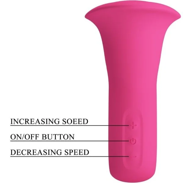 Clyde Oralvibrator Vibrierende Zunge 12 Vibrationen Rosa von Pretty Love Flirtation kaufen | Fesselliebe