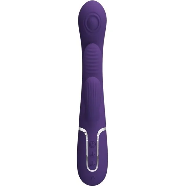 Shania Triple Rabbit Vibrator Multifunktions-Lila von Pretty Love kaufen | Fesselliebe