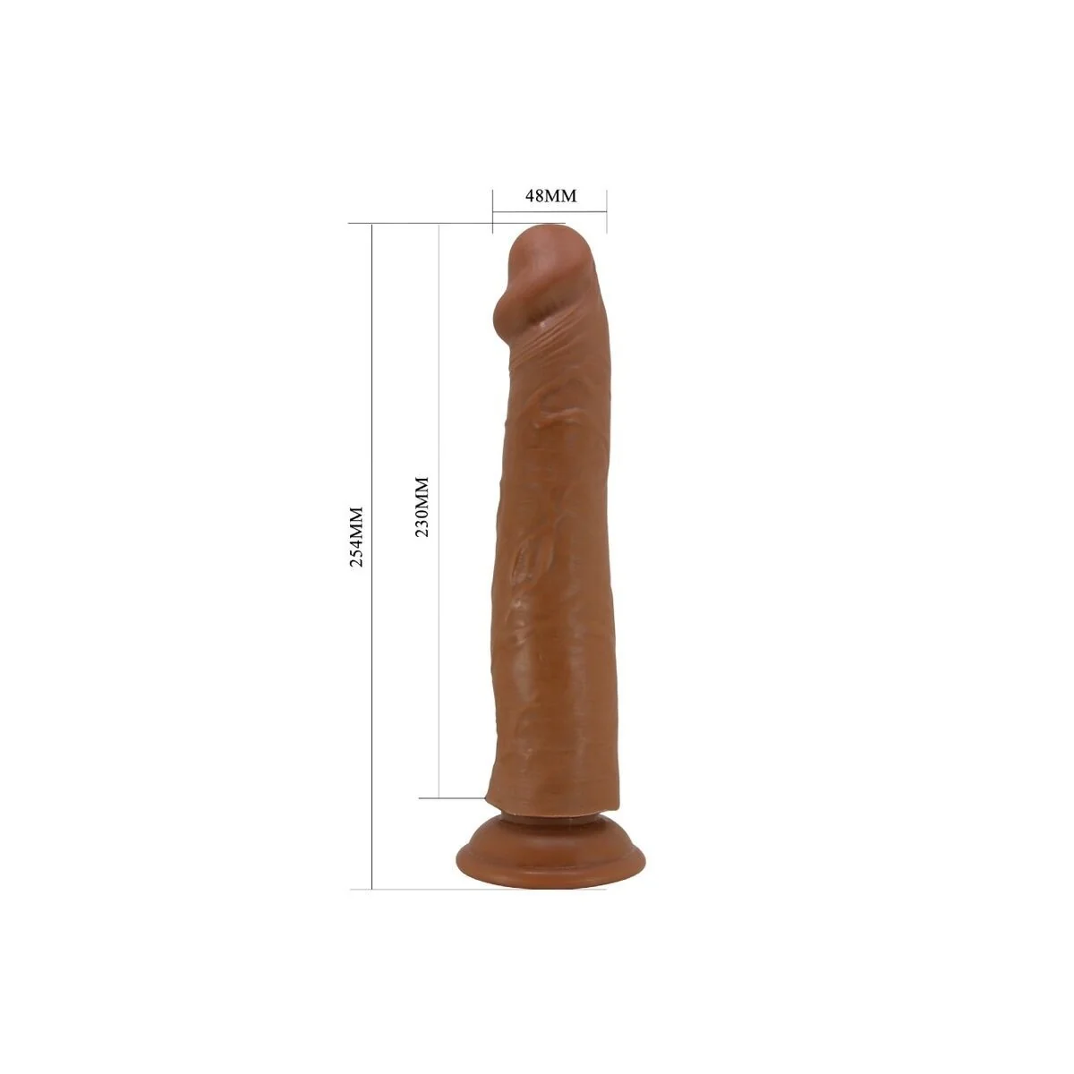 Sharife realistischer Dildo 25 cm Braun von Pretty Love kaufen | Fesselliebe