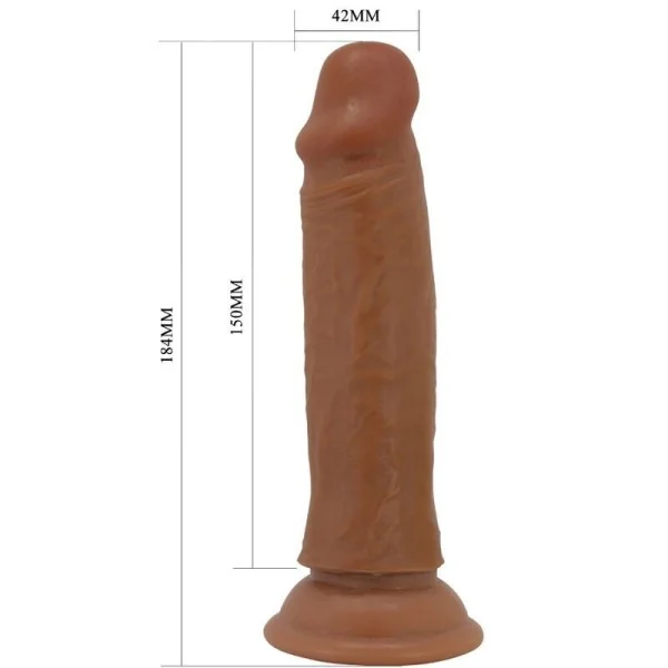 Quentin realistischer Dildo 18 cm Braun von Pretty Love kaufen | Fesselliebe