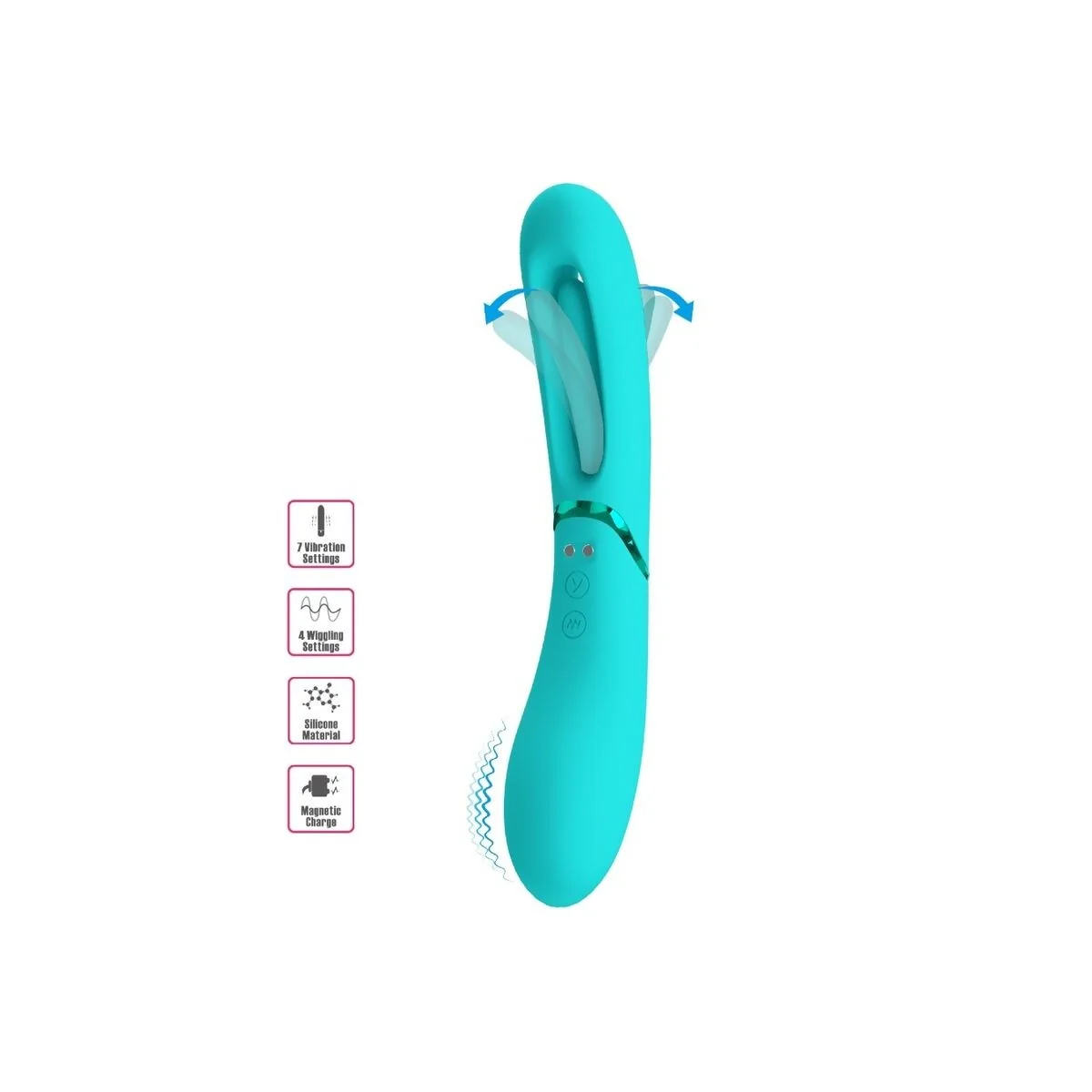 Lexie G-Spot Vibrator 7 Vibrationen Blau von Romance kaufen | Fesselliebe