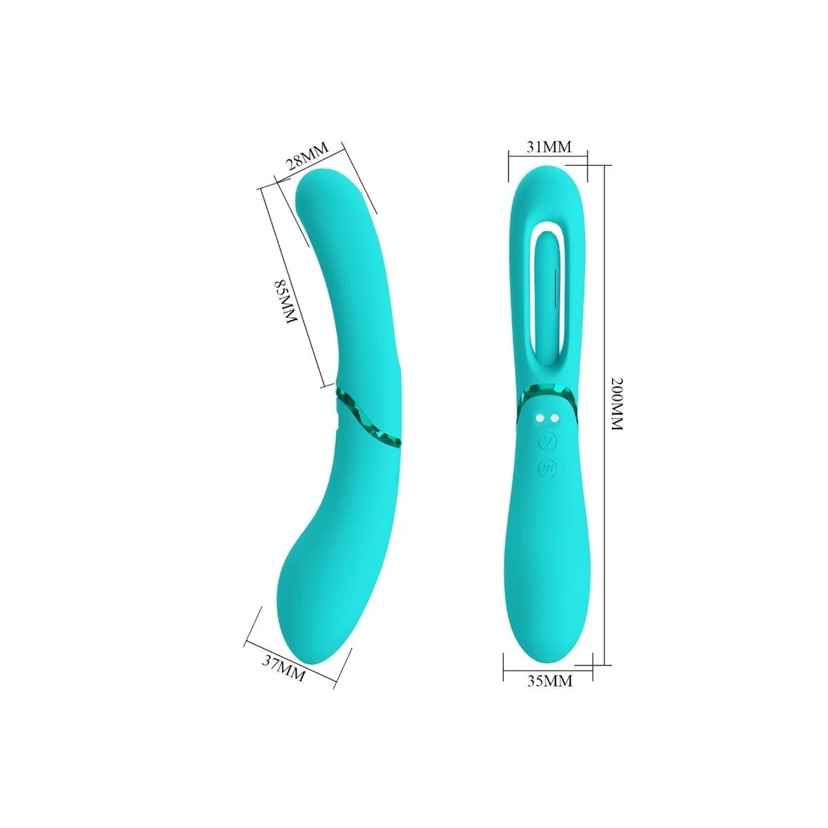 Lexie G-Spot Vibrator 7 Vibrationen Blau von Romance kaufen | Fesselliebe
