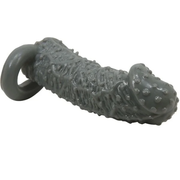 Realistischer Penisvergrösserer und Verzögerungshülse Modell 2 Grau von Pretty Love kaufen | Fesselliebe