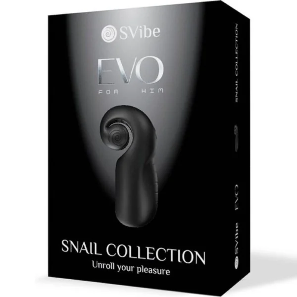 Evo für Ihn Mnnlicher Masturbator Slide Nroll Schwarz von Snail Vibe kaufen | Fesselliebe